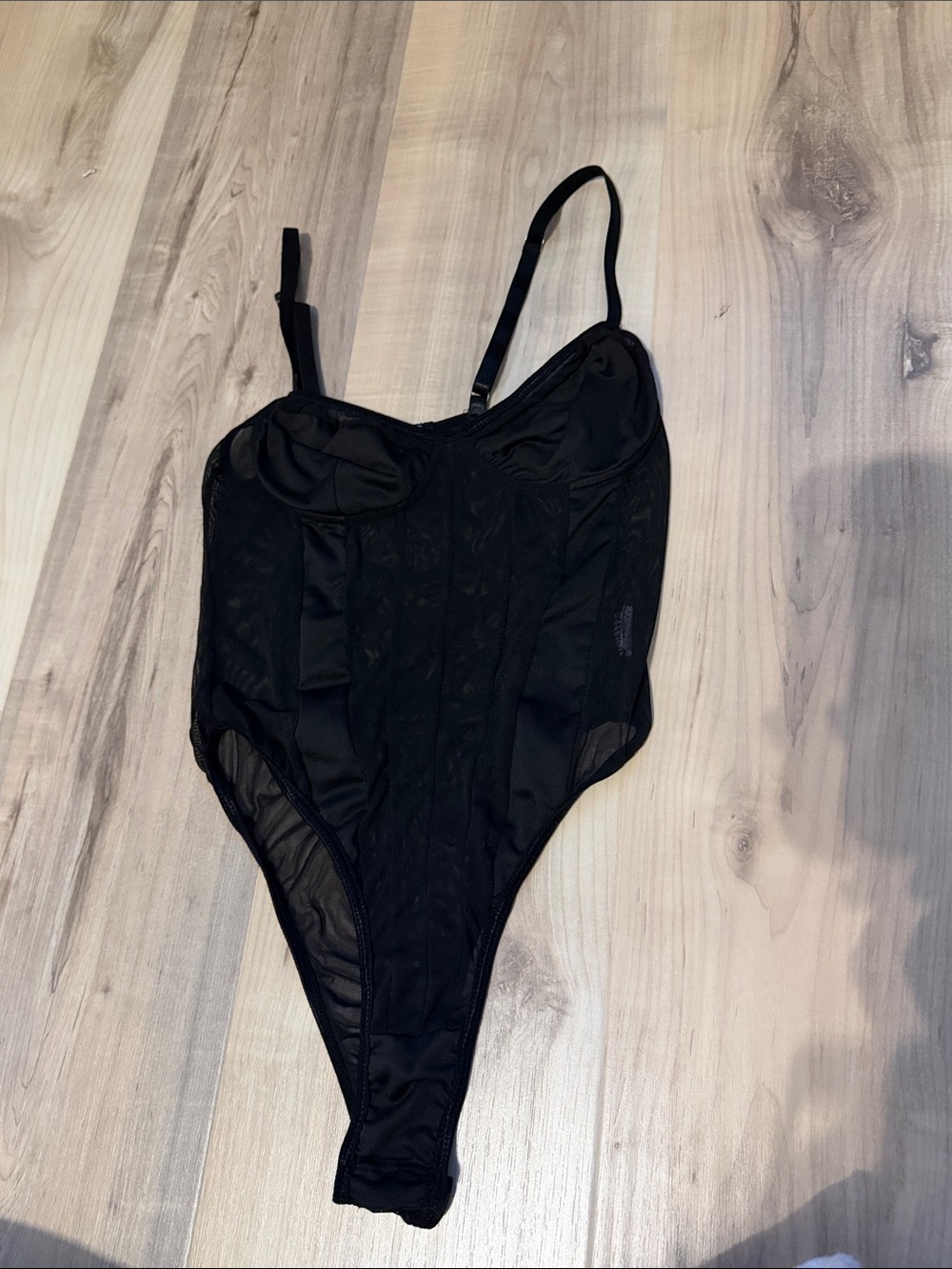 black size xs shein bodysuit